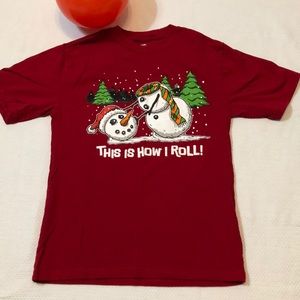 Christmas T-shirt Youth Large
